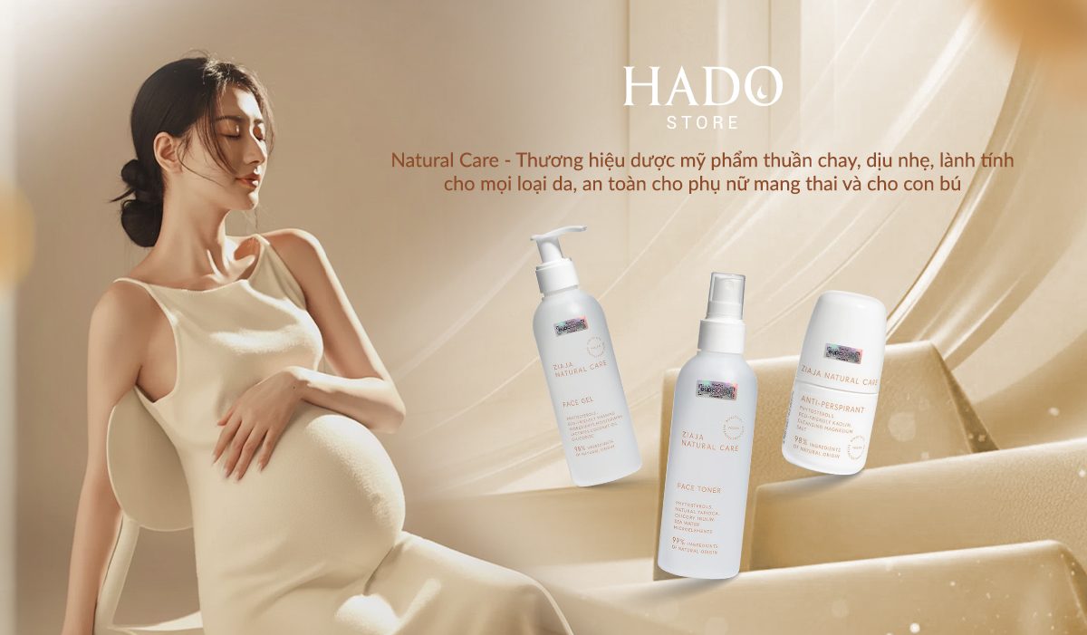 HADO STORE: Ziaja Natural Care thuần chay, dịu nhẹ, an toàn cho mẹ bầu và mẹ cho con bú