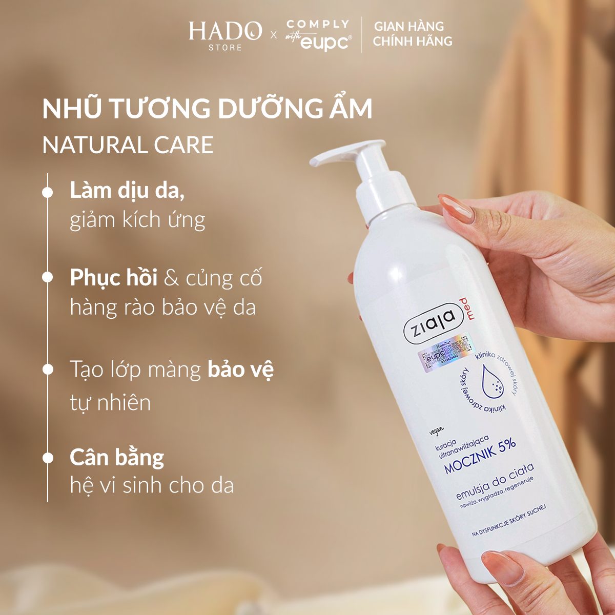 Urê 5% trong kem dưỡng: dùng cho da khô, sần thế nào?