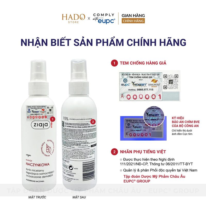 Toner xịt làm dịu da Panthenol Ziaja Med 200ml - ảnh 4