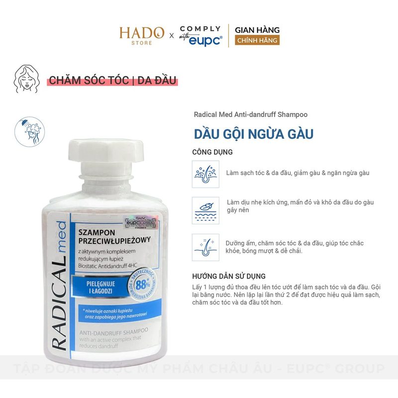 Dầu gội giảm gàu Farmona Radical Med 300ml - ảnh 3